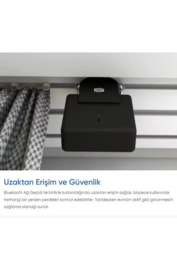 Akıllı Perde Motoru Çoklu Perde Tipiyle Uyumlu